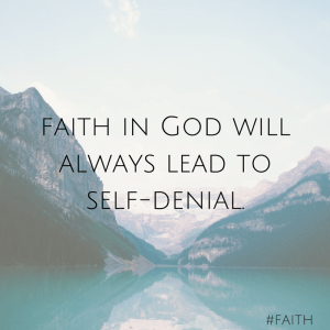 God doesn’t call me to a life of full-blown knowledge but full-fledged faith. (1)